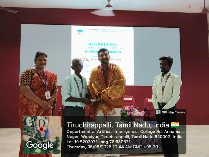 Back Where It Began: AI Careers at St. Joseph's College, Trichy